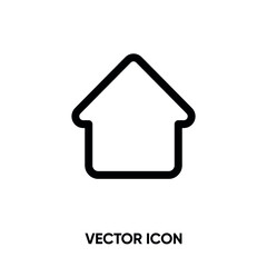 Home vector icon. Modern, simple flat vector illustration for website or mobile app. Home logo illustration. Pixel perfect vector graphics	