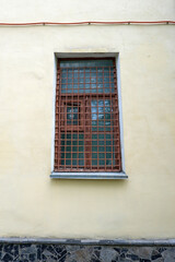 Fototapeta na wymiar Old window with bars