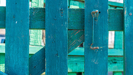 old fence close up