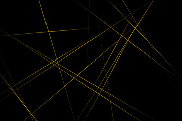 Abstract black with gold lines, triangles background modern design. Vector illustration EPS 10.