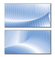 Metallic blue stripes, metallic gradient. Cover design. Creative background, wallpaper, magazine cover. EPS