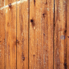 Naklejka premium Shabby Brown Wood Wall Background. Wooden Material Backdrop.