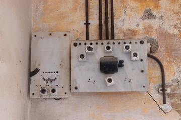 Chios, Greece - May, 2021. The first and oldest leprosarium in Greece, at Chios Ilsand. It's called Leprokomeio or Lovokomeio.