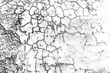 Old rustic grungy aged painted facade of rusty smudged daub. Rough grime edged wall. Wrinkled uneven plastering. Cracked chipped messy falling stucco.Dirty vintage flaking textured layer for 3D design