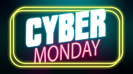 cyber monday vector illustration