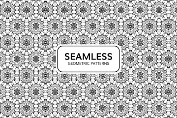Abstract Geometric Seamless Pattern Background