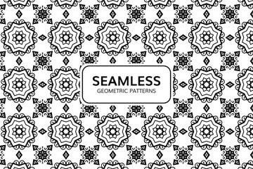 Abstract Geometric Seamless Pattern Background