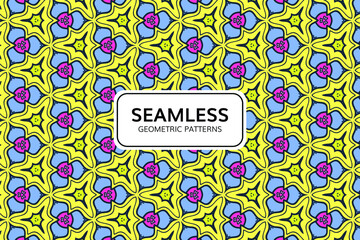 Abstract Geometric Seamless Pattern Background