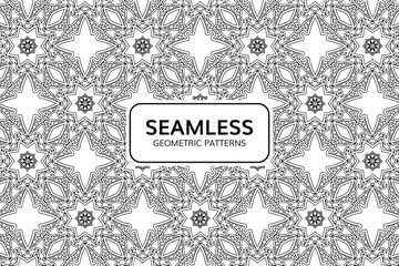 Abstract Geometric Seamless Pattern Background