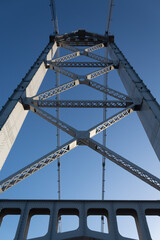 Florianópolis com a torre da Ponte Hercílio Luz Santa Catarina, Brasil, florianopolis