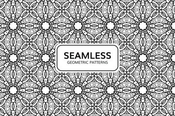 Abstract Geometric Seamless Pattern Background