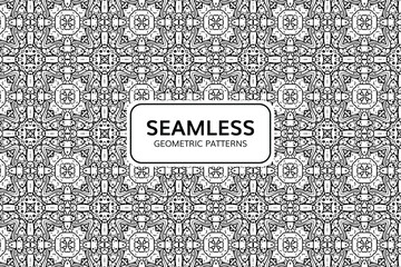 Abstract Geometric Seamless Pattern Background