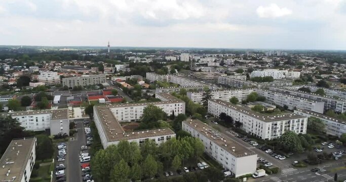 Bordeaux Cenon Palmer vu du  Parc Palmer