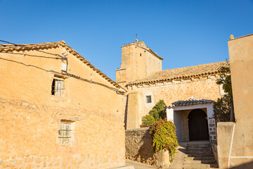 church of Saint Michael the Archangel in Aguilar de Montuenga village (municipality of Arcos de Jalon), province of Soria, Castile and Leon, Spain