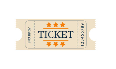 Ticket, Star, Kino, Casino, Cinema, Theater