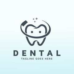 online dental guard service logo design templates