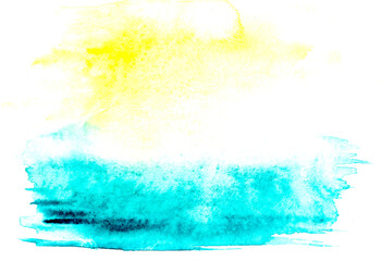 Fototapeta premium Hand drawn watercolor abstract background
