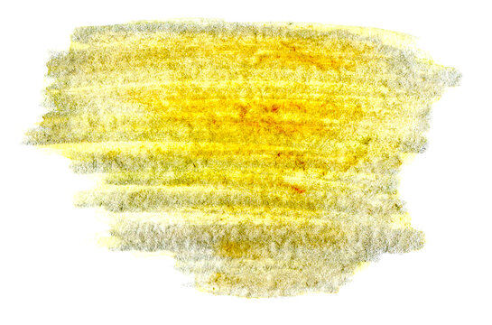 Hand-drawn watercolor abstract background gold