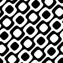 Seamless pattern with Ipanema Beach Sidewalk (diagonal)