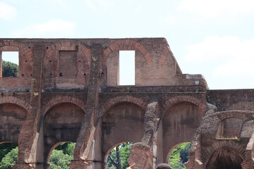 european roman rome city ruin photo