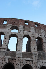 european roman coliseum rome ruin building
