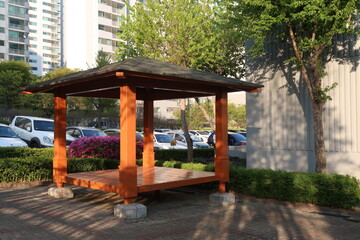 Fototapeta na wymiar Korean style seat