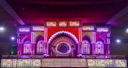 indian wedding highlights and decoration.