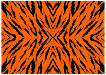 tiger skin pattern vector