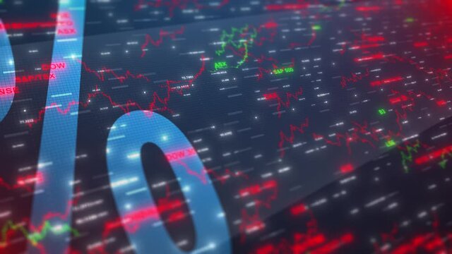 Interest rates effect stock market and global economic inflation and deflation