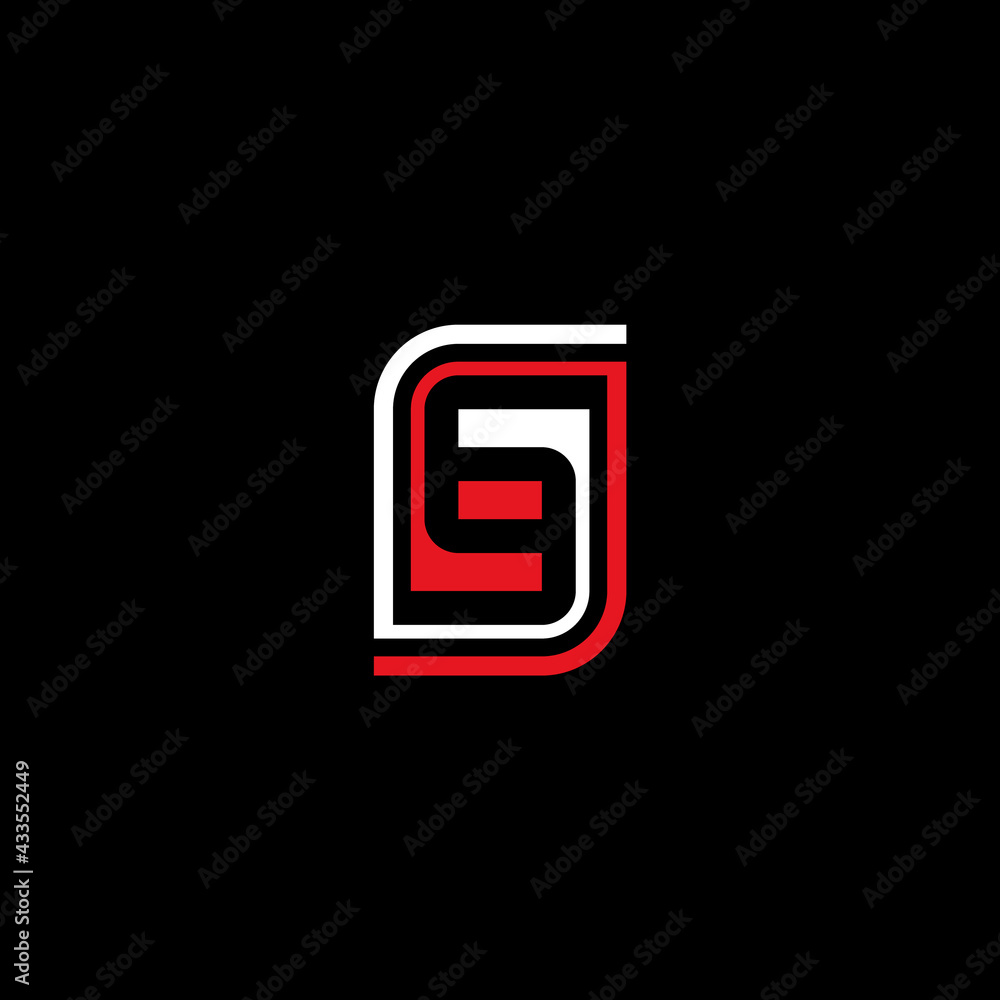 Sticker 96 numbers, creative logo design.