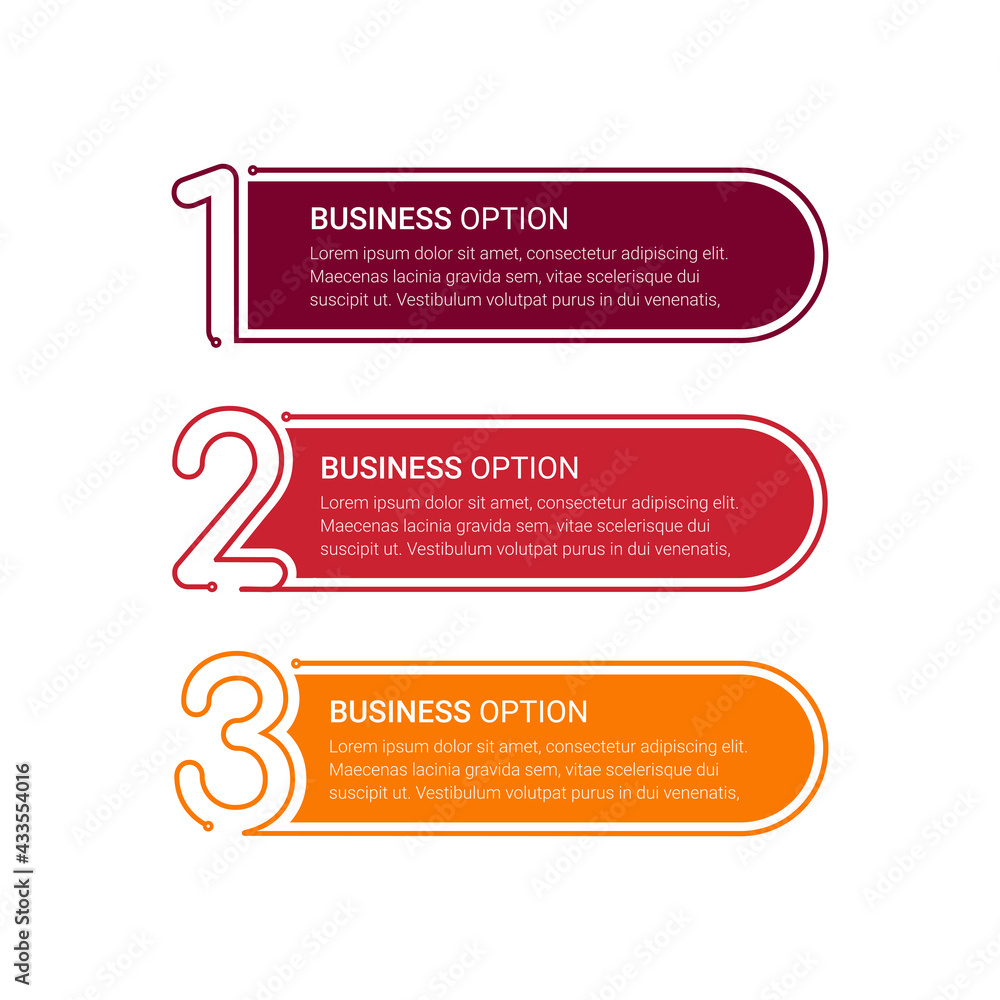 Poster business data visualization. timeline infographic icons designed for abstract background template. v