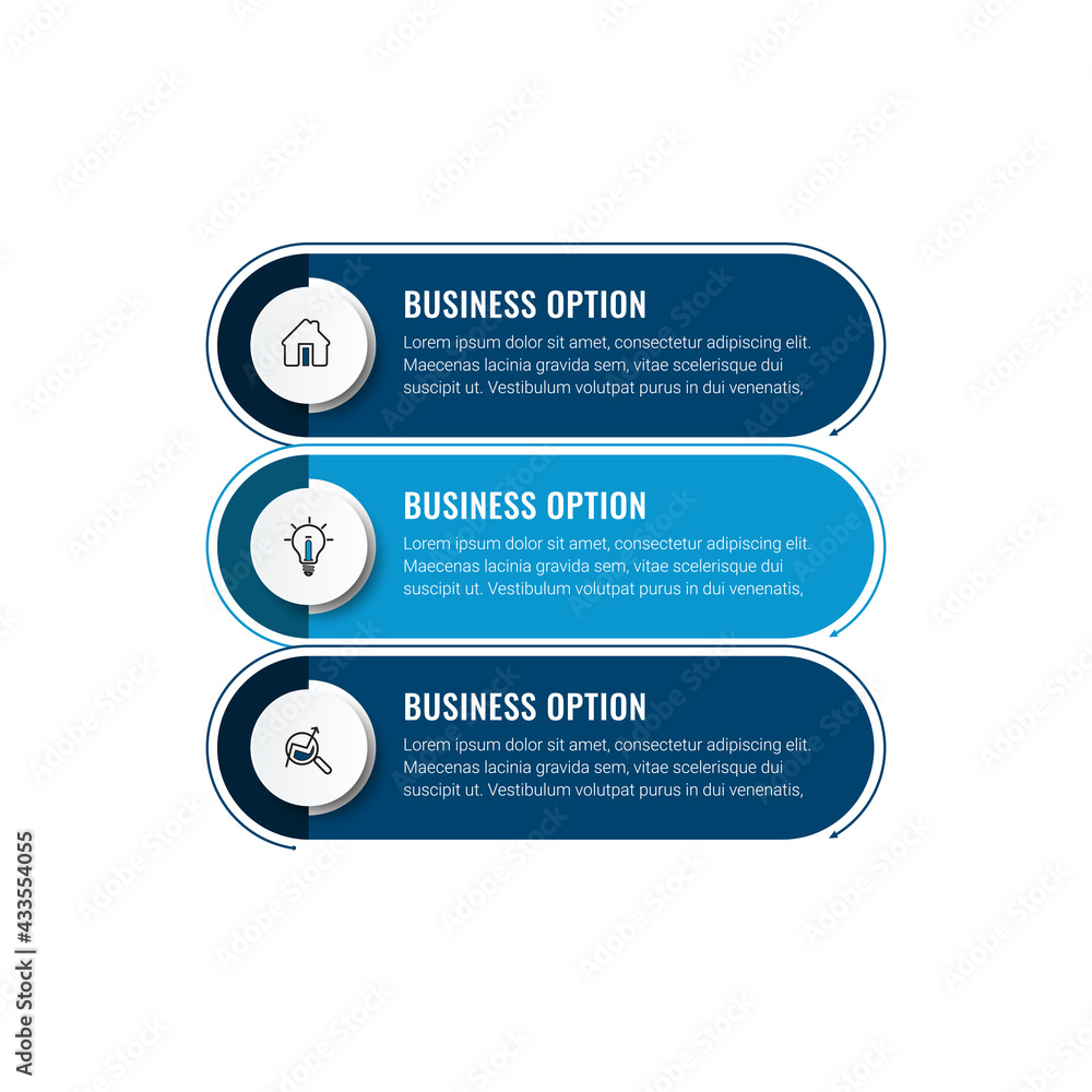 Poster business data visualization. timeline infographic icons designed for abstract background template. v