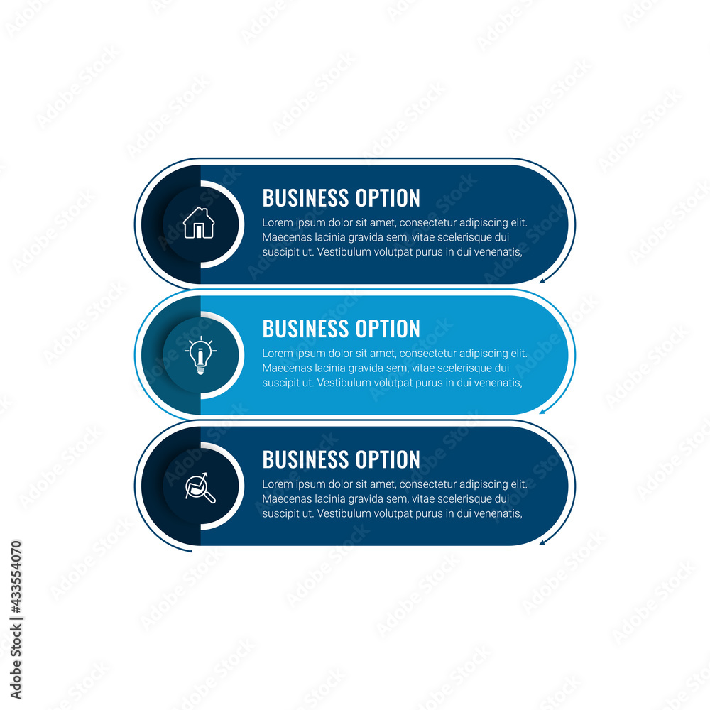 Aufkleber vector business infographics. financial analysis data graphs and diagram, marketing statistic workfl