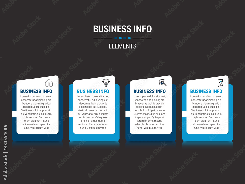 Poster vector business infographics. financial analysis data graphs and diagram, marketing statistic workfl