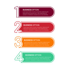 Business data visualization. timeline infographic icons designed for abstract background template. vector banner can be used for workflow layout, diagram,presentation, education or any number option.
