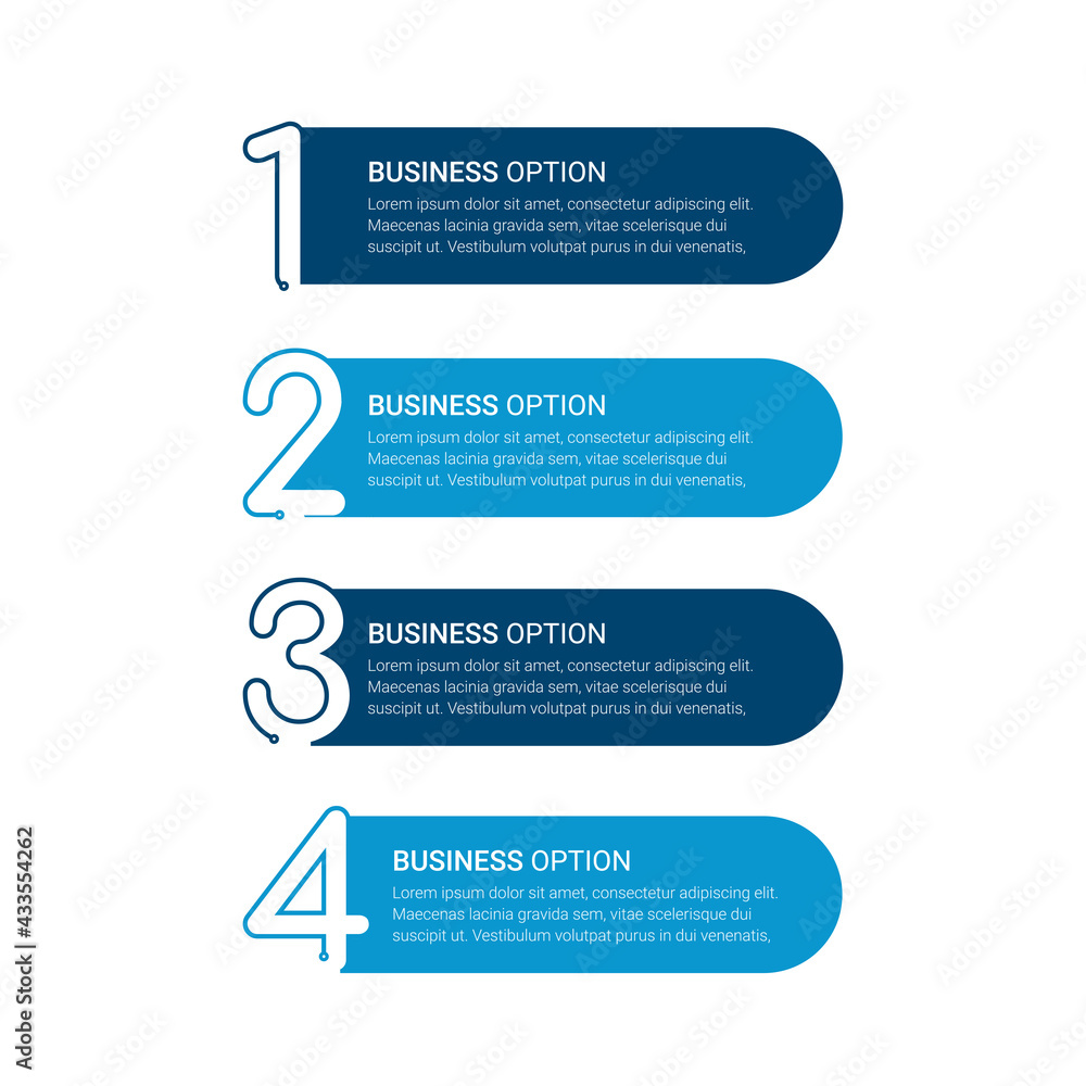 Aufkleber vector business infographics. financial analysis data graphs and diagram, marketing statistic workfl