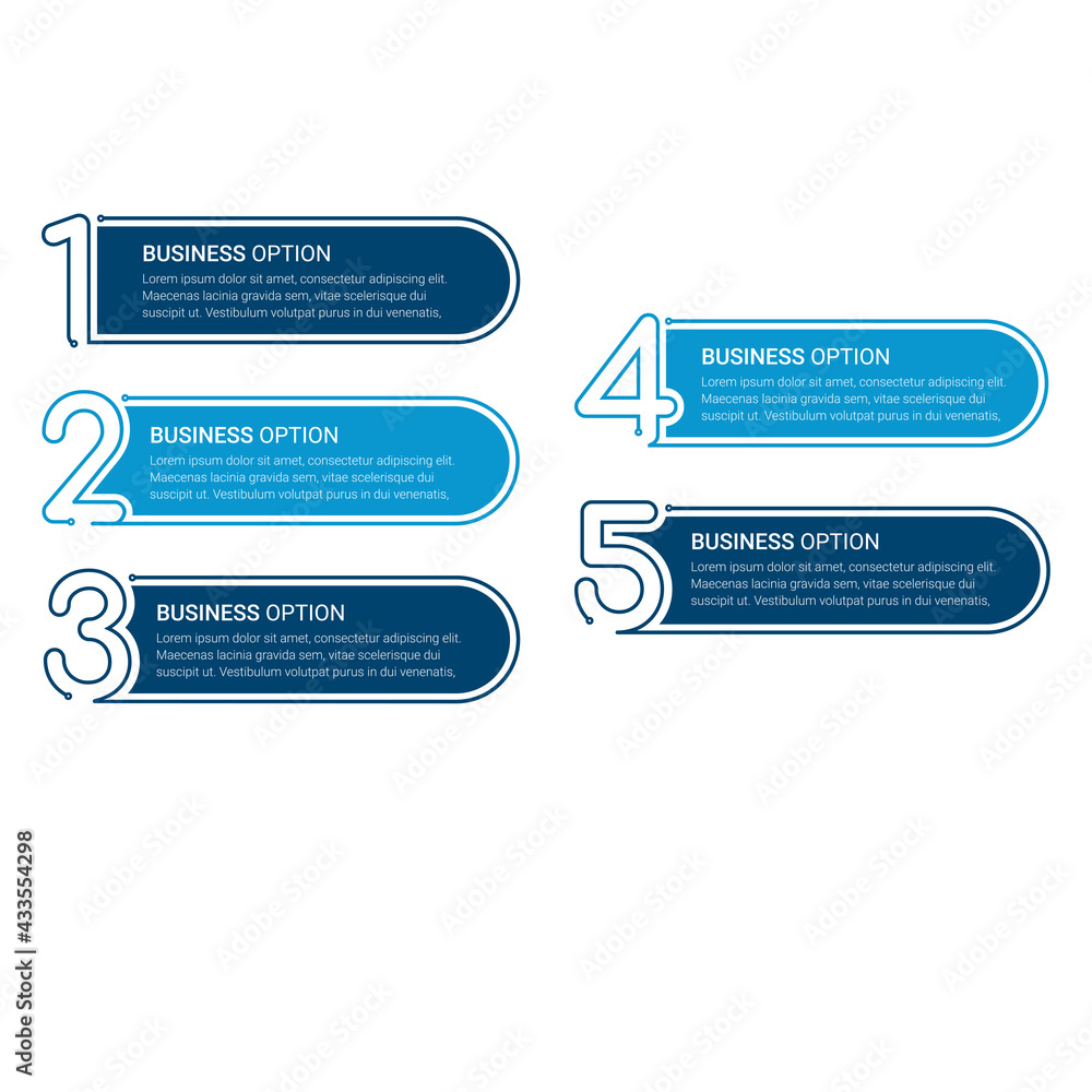 Aufkleber vector business infographics. financial analysis data graphs and diagram, marketing statistic workfl