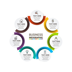 Vector Infographic label design template with icons. can be used for workflow layout, diagram, annual report, web design. Business concept
