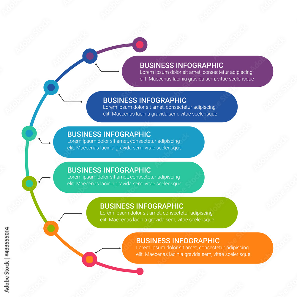 Poster vector infographic label design template with icons. can be used for workflow layout, diagram, annua