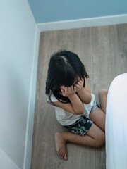 person with headache