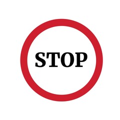 It is stop symbol in traffic 