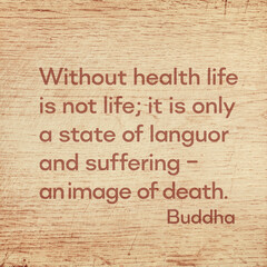 health life Buddha wood