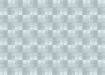 銀色の日本の伝統模様、算木崩しと市松の和紙