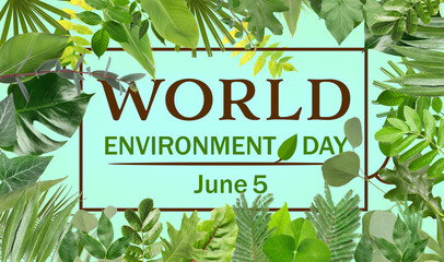 Greeting card for World Environment Day