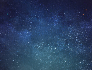 Night sky with stars as background. Universe