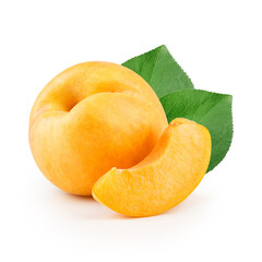 Apricot with slice