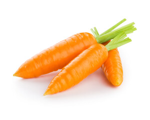 Fresh three carrots