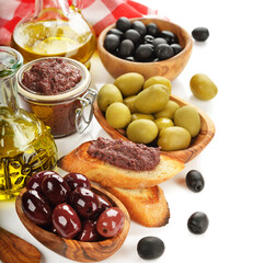 Olives and olive oil