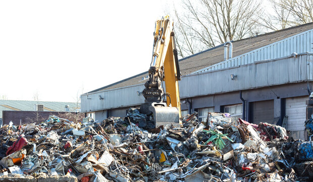 Scrapyard, lot of metal