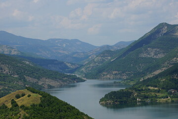 Fantastic landscape in the nature